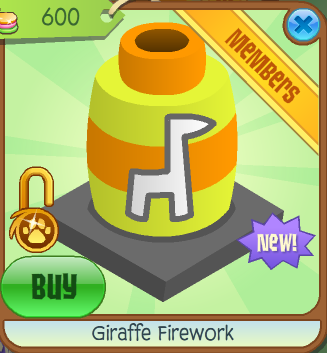 Giraffe Firework | Animal Jam Classic Wiki | Fandom