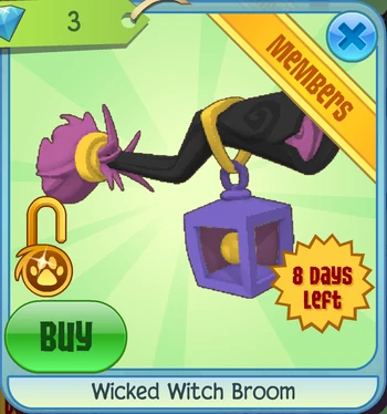 Wicked Witch Broom | Animal Jam Classic Wiki | Fandom