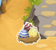 The egg nest location in Crystal Sands.