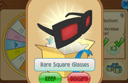 Daily-Spin-Gift Rare-Square-Glasses