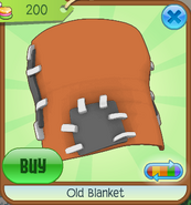 Orange Old Blanket