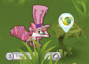 A glitched chomper plant that needs fresh water.