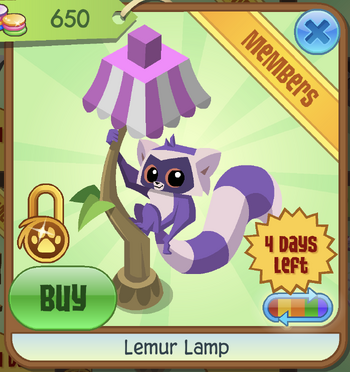 Lemur lamp