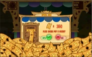 Achieving a ticket overflow when reaching a very high score in Dunk-A-Phantom