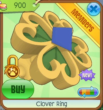 Clover Ring | Animal Jam Classic Wiki | Fandom