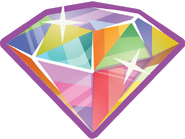 Multi-colored "custom Diamond" label for Masterpieces