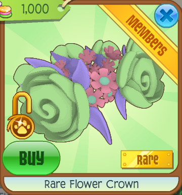 Rare Flower Crown Animal Jam Classic