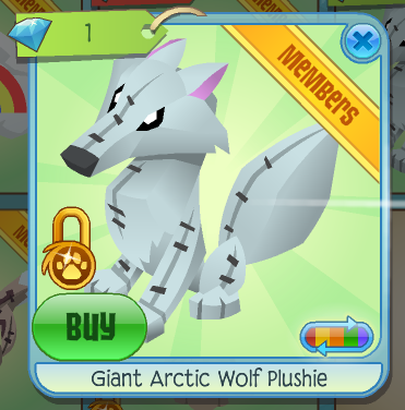 animal jam wolf plush