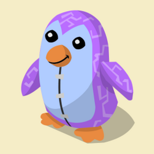 animal jam penguin plushie
