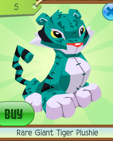 giant tiger plushie aj