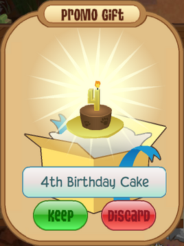 4th Birthday Cake