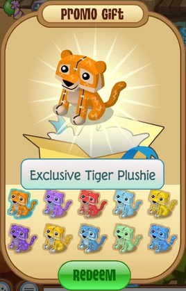 Exclusive tiger plushie 1