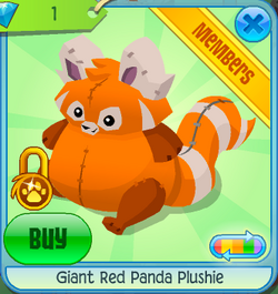 Red panda plushie aj cheap