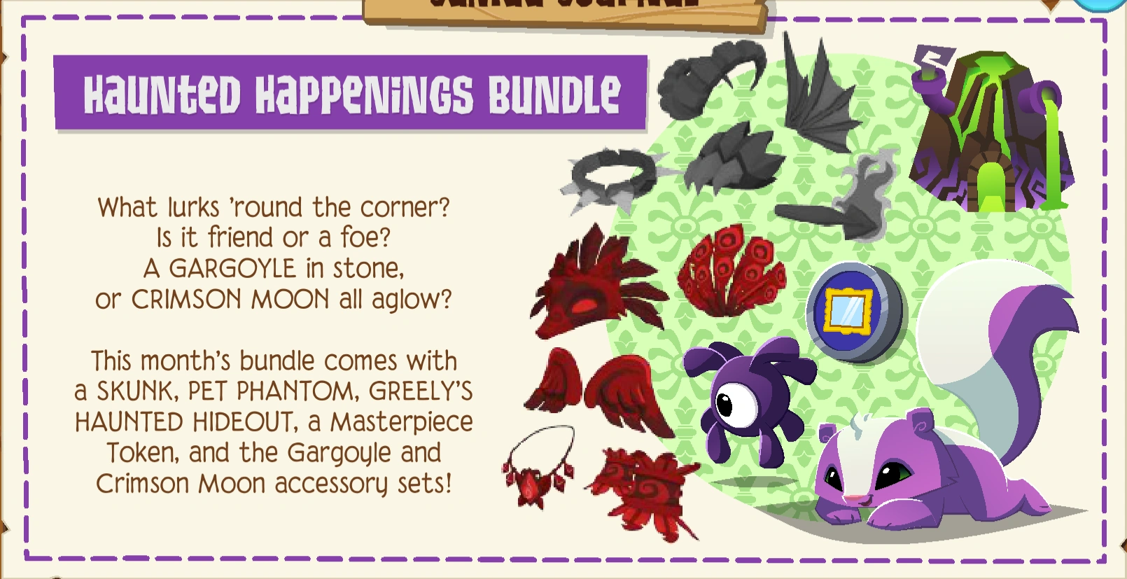 Haunted Happenings Bundle | Animal Jam Classic Wiki | Fandom