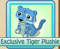 Exclusive tiger plushie aj cheap
