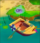 The original mini-game icon for River Race when it was located in Jamaa Township