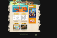 The webpage display.