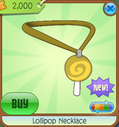 Lollipop Necklace yellow
