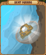 The Silver panning mini-game played to obtain silver.