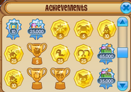 An example of the original Achievements list