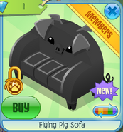 DS Flying Pig Sofa black