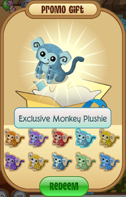 Monkey Plushie, Animal Jam Wiki