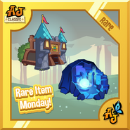 A Daily Explorer Rare Item Monday announcement featuring Jam Mart Clothing and Epic Wonders.