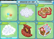 The Jamaaliday Gift Shop screen