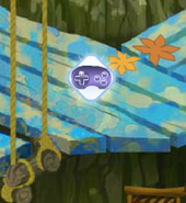 The mini-game icon for Wind Rider located at the Sarepia Forest.