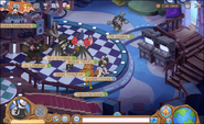 The inside of Club Geoz during the Beta Testing