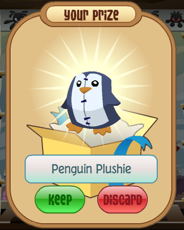 penguin plushie