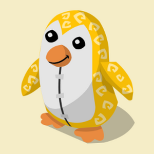 animal jam penguin plushie