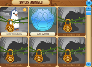 A potential problem when a non-member enters the "penguins" code while already having two active animals.