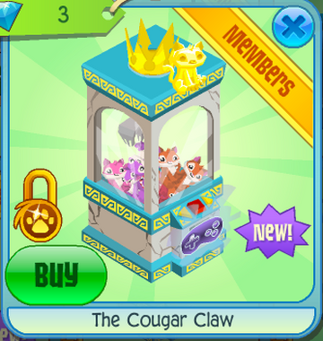 The Cougar Claw Animal Jam Classic Wiki Fandom