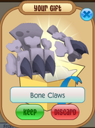 Bone claws purple