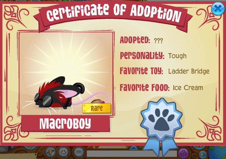 Adoption Certificate | Animal Jam Classic Wiki | Fandom
