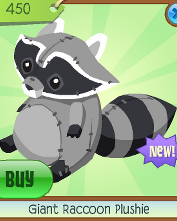 raccoon plushie