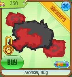 Black monkey – animals area rug carpet