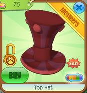 Hat-Shop Top-Hat Red