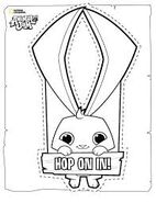 An Animal Jam coloring page of a Bunny