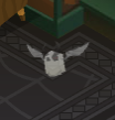 When given a ghost body in the pet stop, pet bats appear transparent