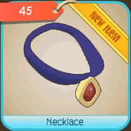 The Necklace seen during Beta Testing.