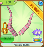 Gazelle Horns pink