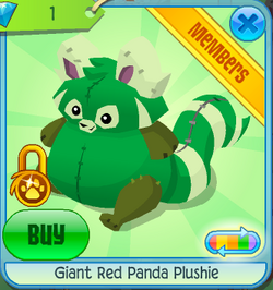 Red panda plushie aj discount