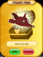 Meet-Cosmo Raccoon Rare-Fox-Hat Red