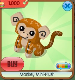 Monkey Plushie, Animal Jam Wiki