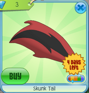Skunk Tail red