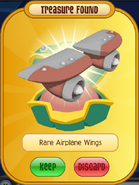 Orange Rare Airplane Wings