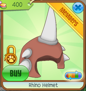 Rhino helmet orange