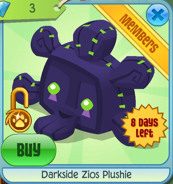 Darkside Zios Plushie Animal Jam Classic Wiki Fandom